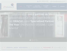 Tablet Screenshot of it-solutions.com.mx